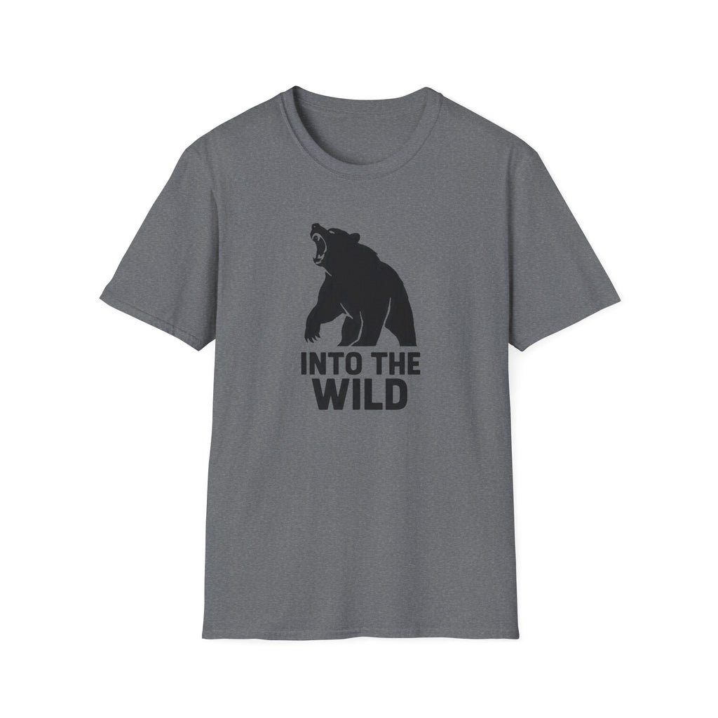 Into The Wild Bear T-Shirt — Outdoor Adventure Graphic Tee