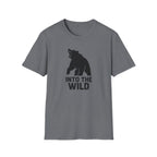 Into The Wild Bear T-Shirt — Outdoor Adventure Graphic Tee