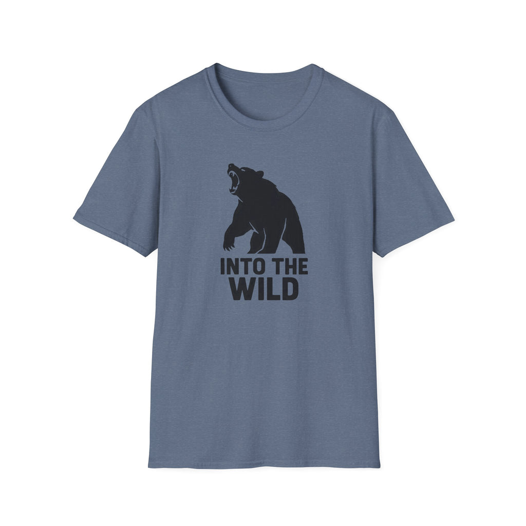 Into The Wild Bear T-Shirt — Outdoor Adventure Graphic Tee