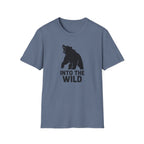 Into The Wild Bear T-Shirt — Outdoor Adventure Graphic Tee