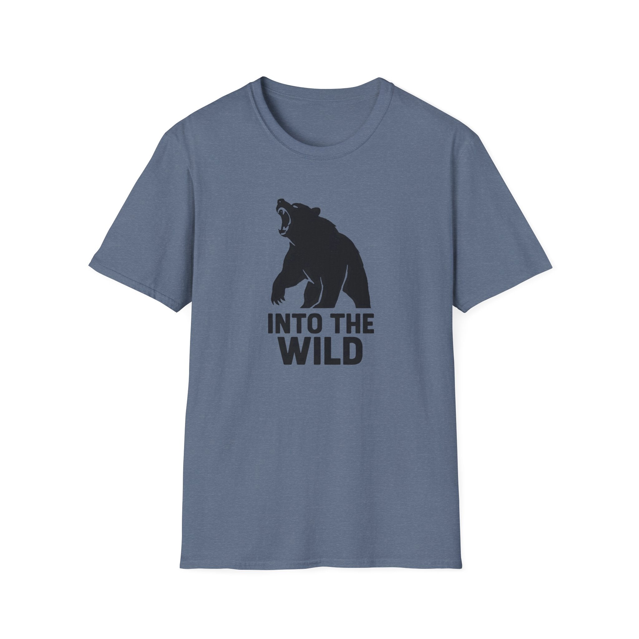 Into The Wild Bear T-Shirt — Outdoor Adventure Graphic Tee