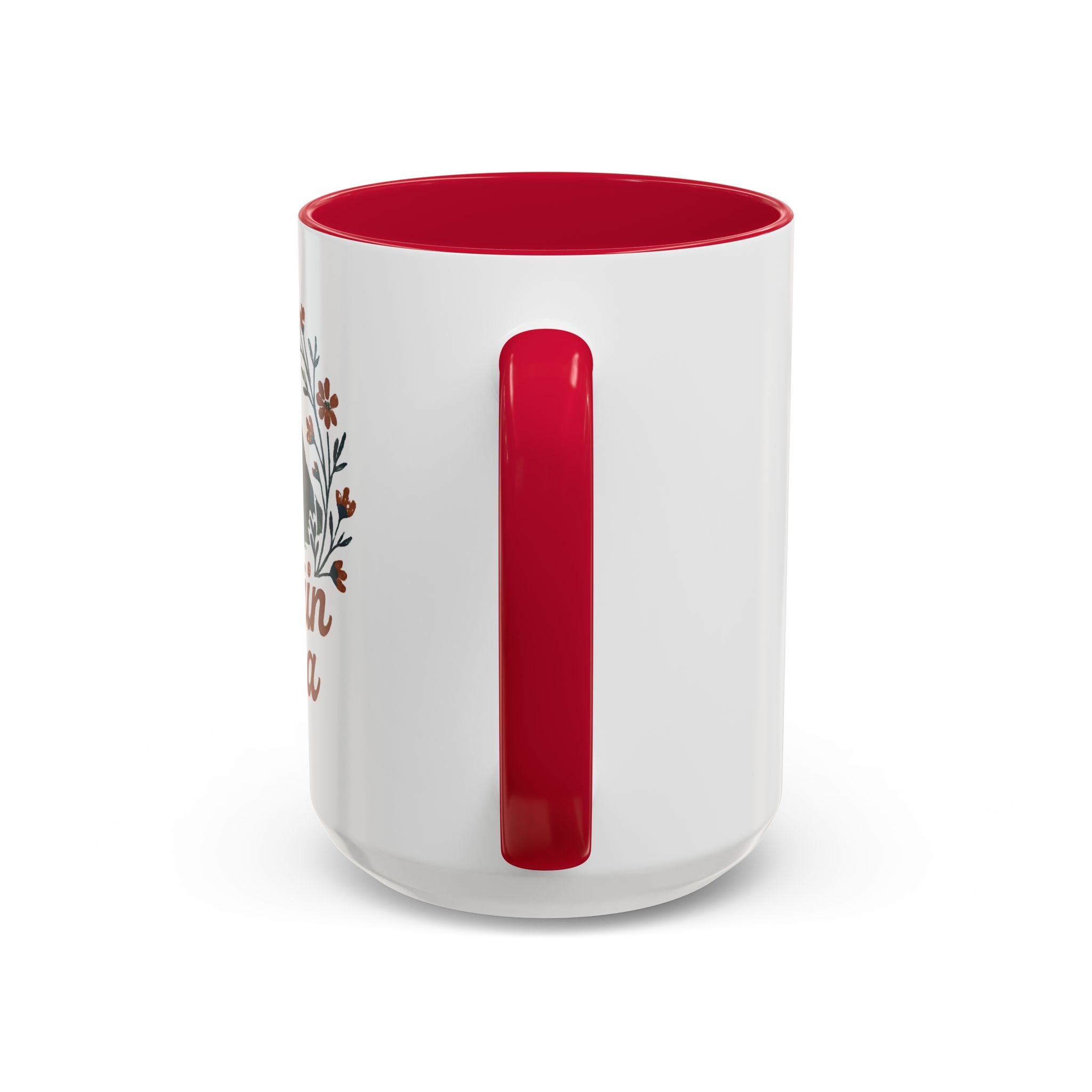 Mountain Mama Coffee Mug — 11oz & 15oz Floral Mountain Ceramic Mug