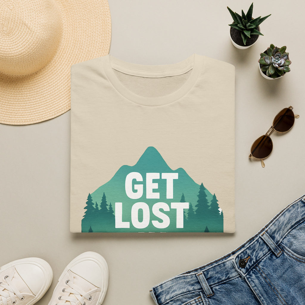 Get Lost in Nature T-Shirt — Outdoor Adventure Graphic Tee