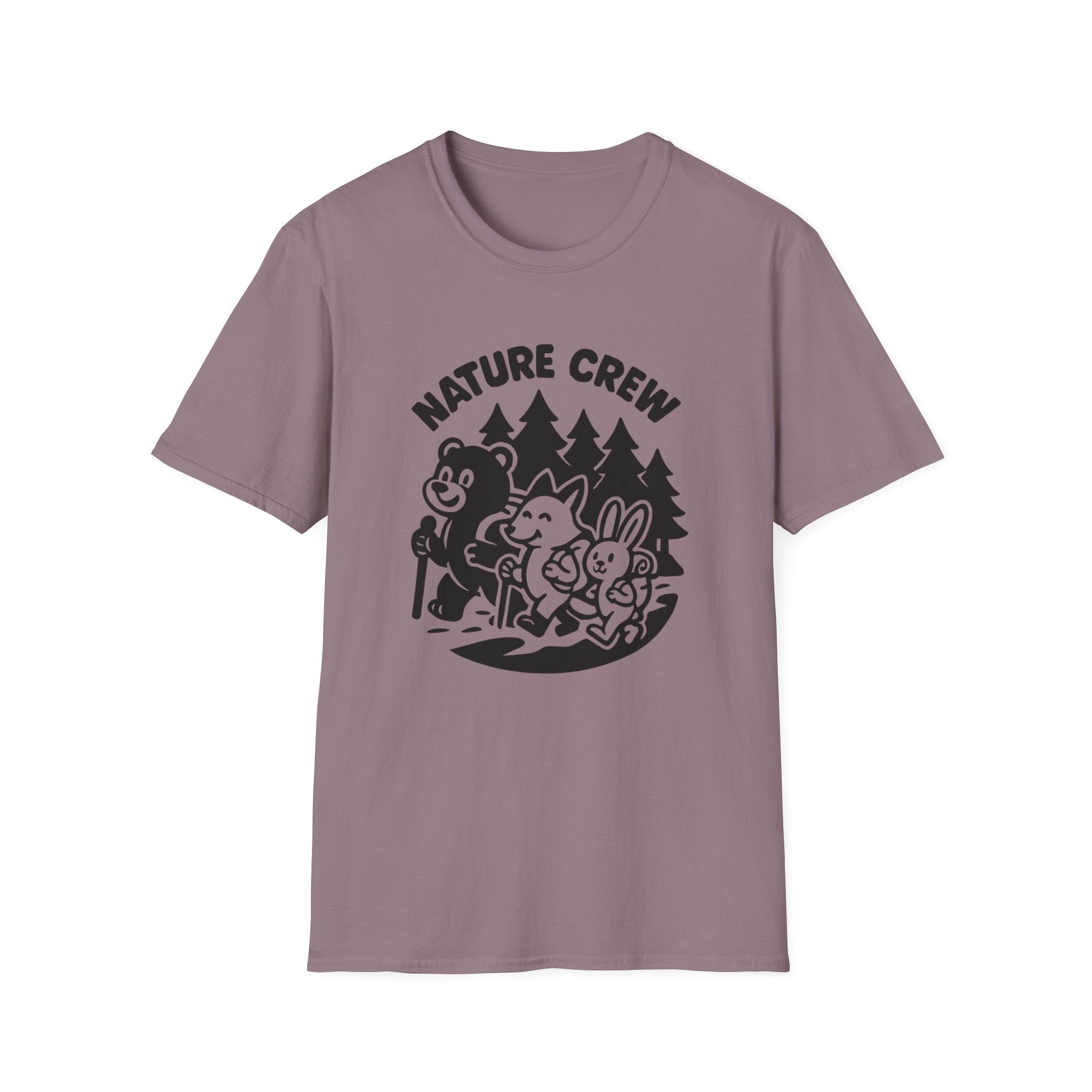 Nature Crew T‑Shirt — Cute Forest Animals Camping Tee