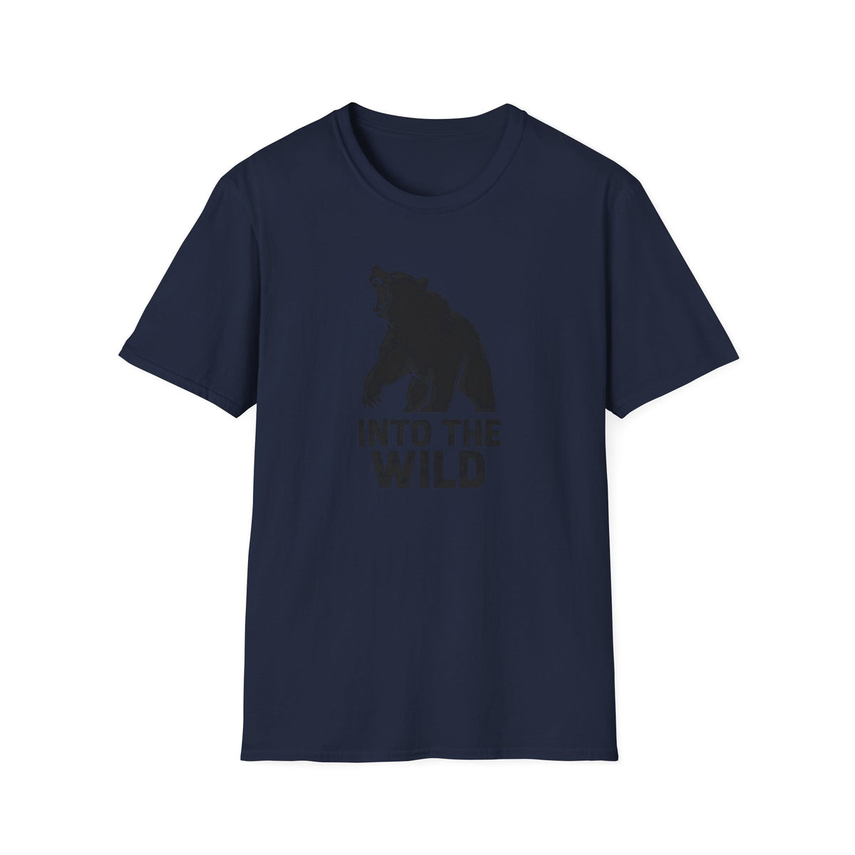 Into The Wild Bear T-Shirt — Outdoor Adventure Graphic Tee