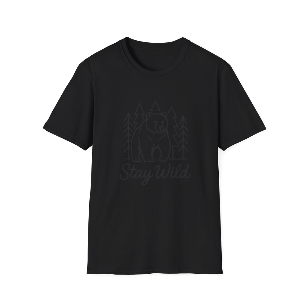 Bear Forest 'Stay Wild' T-Shirt — Adventure Outdoor Nature Tee