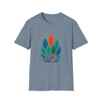 T-Shirt — Minimalist Colorful Leaf Forest Graphic