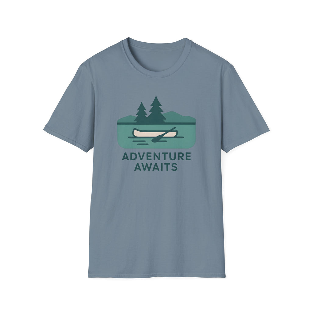 Adventure Awaits Canoe T-Shirt