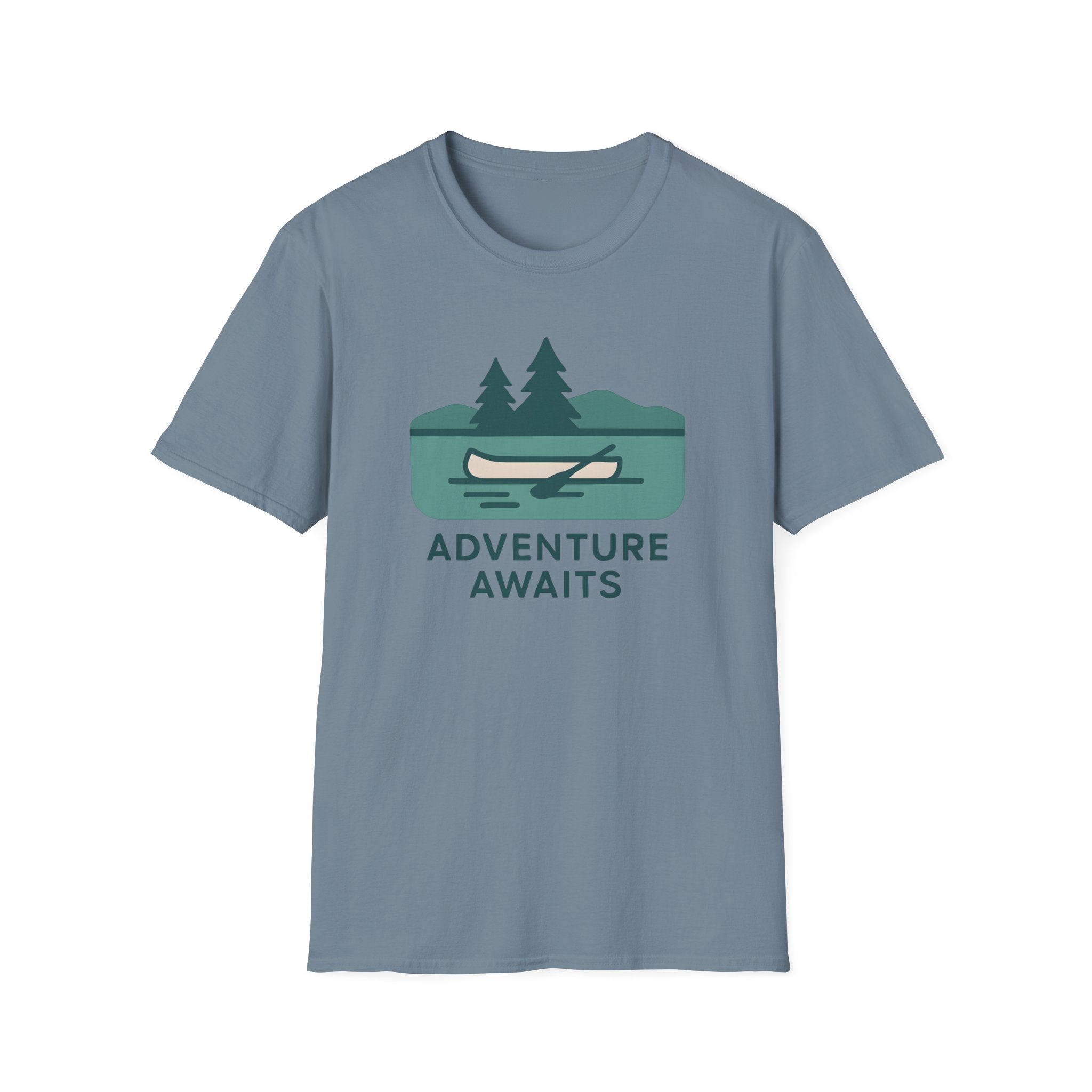 Adventure Awaits Canoe T-Shirt
