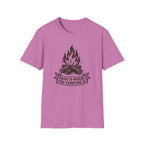 Campfire Graphic T-Shirt — "Home Is Where the Campfire Is" Outdoor Tee
