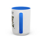 Wanderlust Floral Travel Mug — 11oz/15oz Ceramic Coffee Cup
