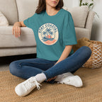 Stay Coastal T-Shirt — Vintage Palm Beach Sunset Tee