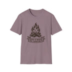 Campfire Graphic T-Shirt — "Home Is Where the Campfire Is" Outdoor Tee