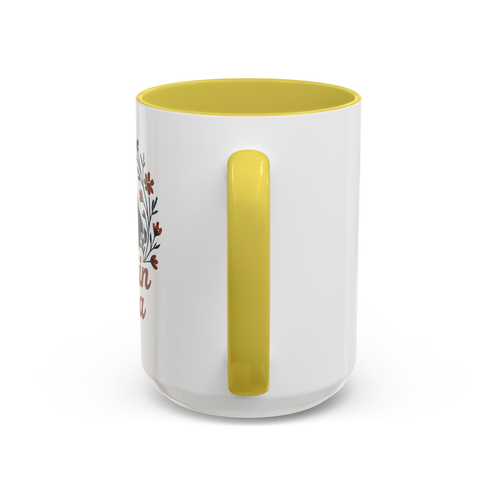 Mountain Mama Coffee Mug — 11oz & 15oz Floral Mountain Ceramic Mug