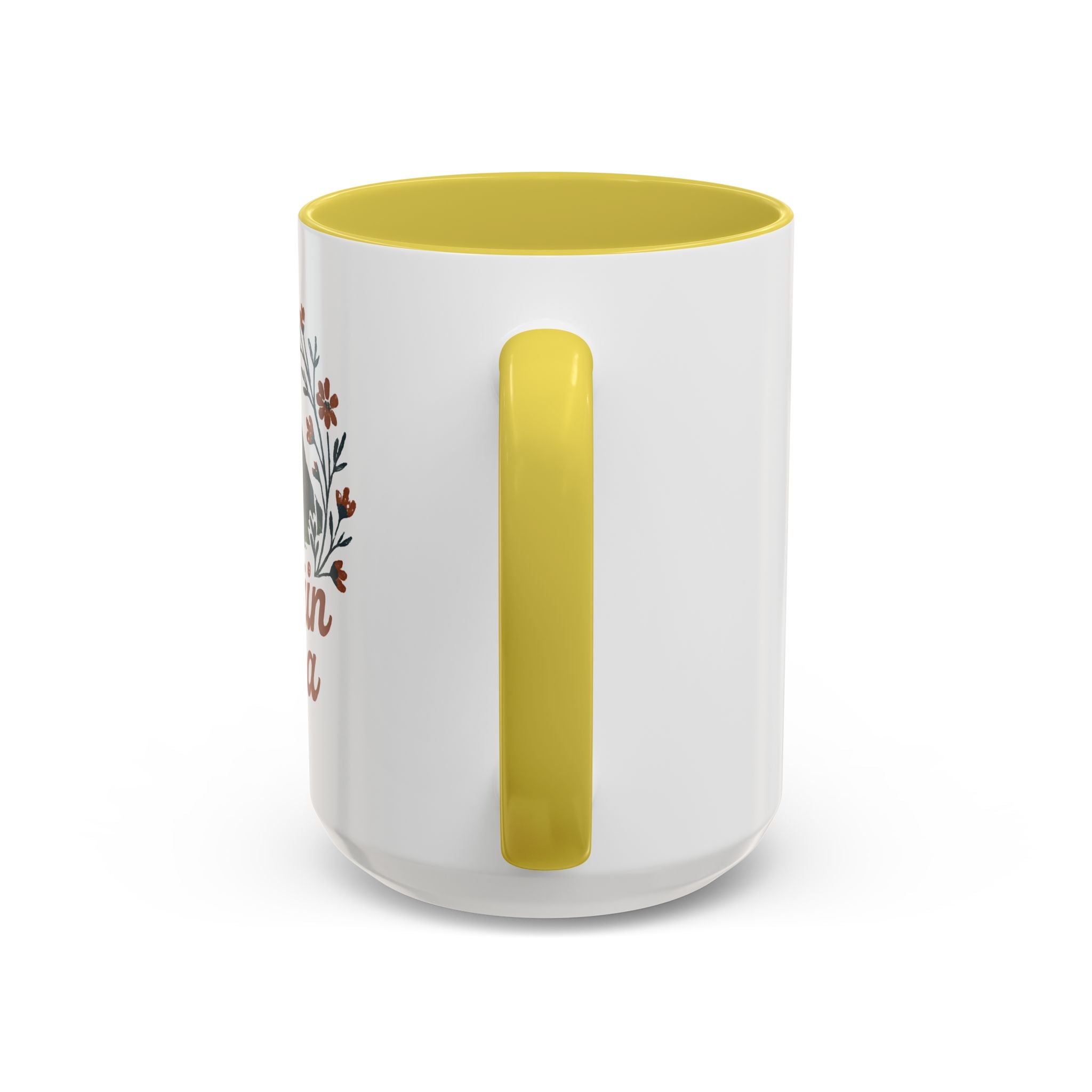 Mountain Mama Coffee Mug — 11oz & 15oz Floral Mountain Ceramic Mug