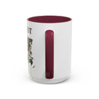 Wanderlust Floral Travel Mug — 11oz/15oz Ceramic Coffee Cup