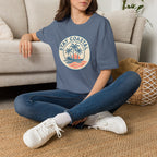 Stay Coastal T-Shirt — Vintage Palm Beach Sunset Tee