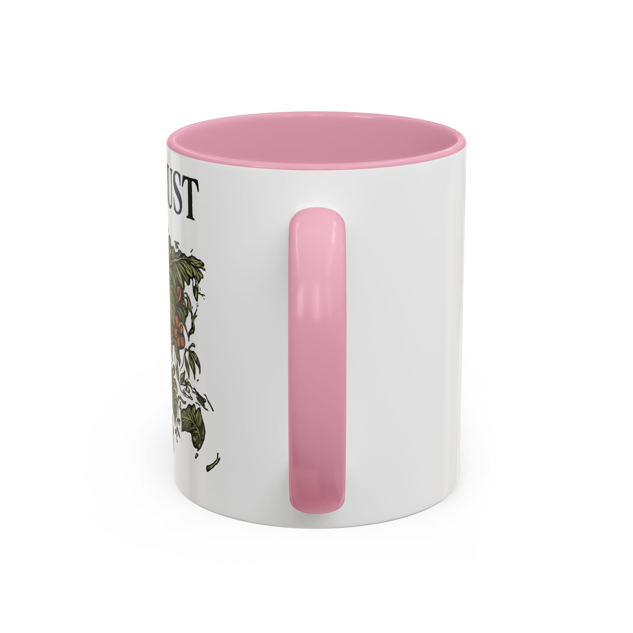 Wanderlust Floral Travel Mug — 11oz/15oz Ceramic Coffee Cup