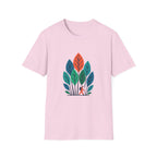 T-Shirt — Minimalist Colorful Leaf Forest Graphic