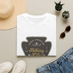 Hiking Life Graphic T-Shirt — Sunday Adventure Mountain Badge Tee