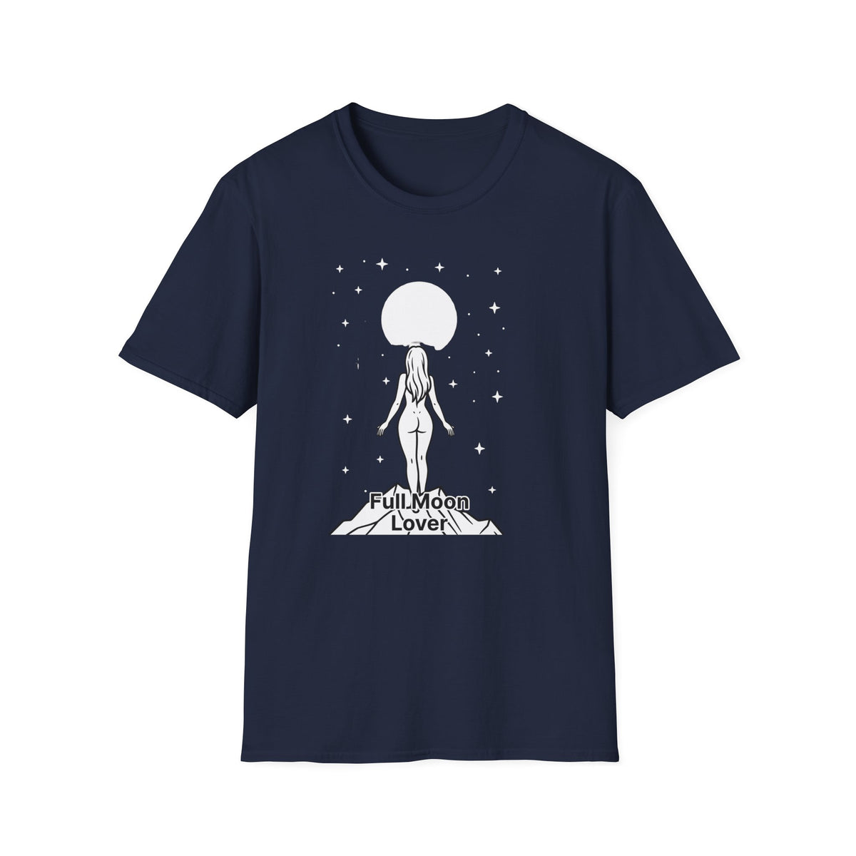 Moon Goddess T-Shirt — Celestial 'Moon Lover' Graphic Tee