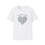 Nature Lover T-Shirt — Botanical Heart Graphic Tee