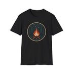Campfire Night T-Shirt — Cozy Wilderness Bonfire Graphic Tee