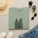 Fern & Mushroom Botanical Tee — Nature-Inspired Graphic T-Shirt