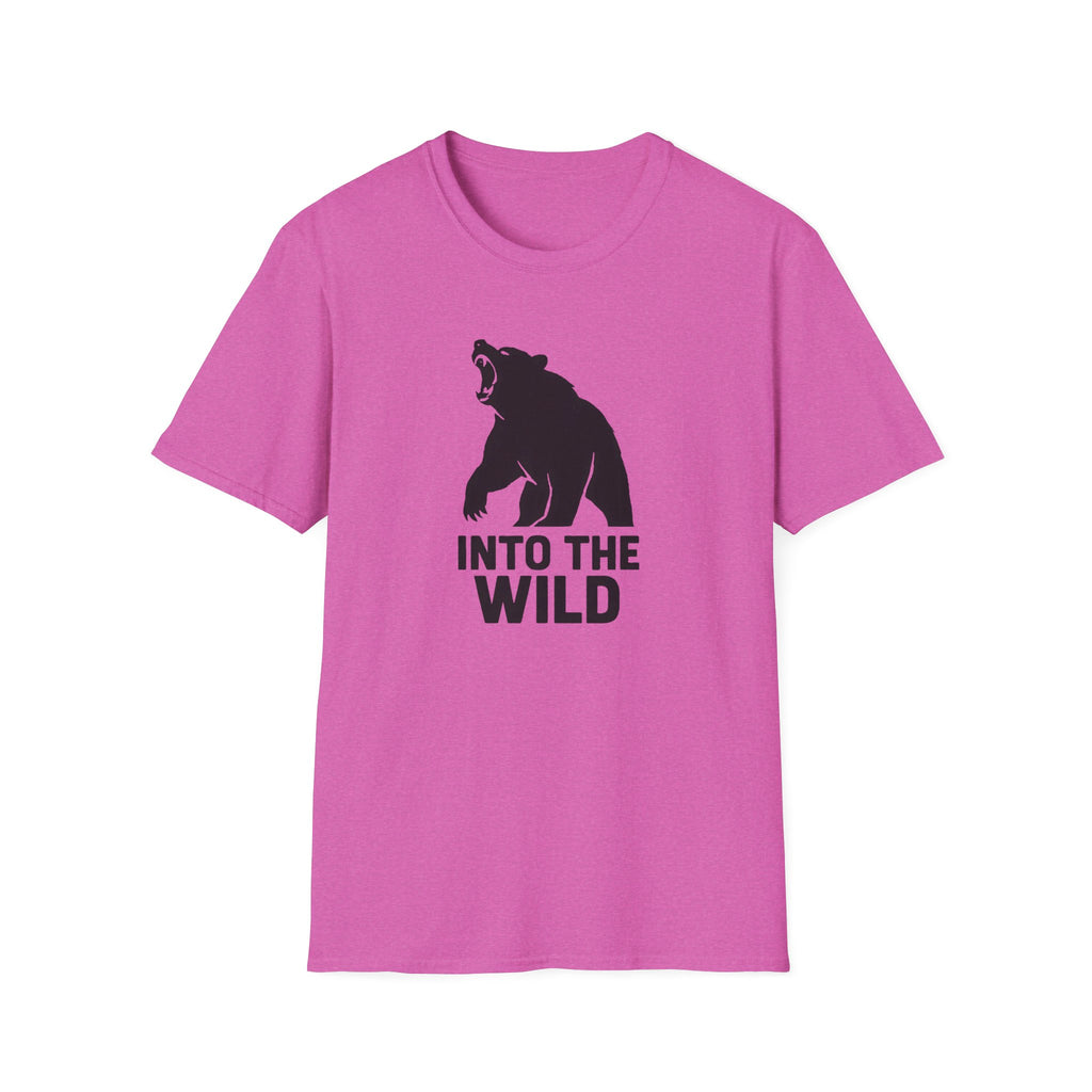 Into The Wild Bear T-Shirt — Outdoor Adventure Graphic Tee