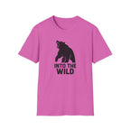Into The Wild Bear T-Shirt — Outdoor Adventure Graphic Tee