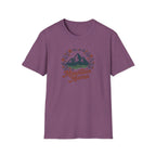 Mountain Mama T-Shirt — Floral Mountain Graphic Tee for Outdoor Moms