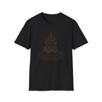 Campfire Graphic T-Shirt — "Home Is Where the Campfire Is" Outdoor Tee
