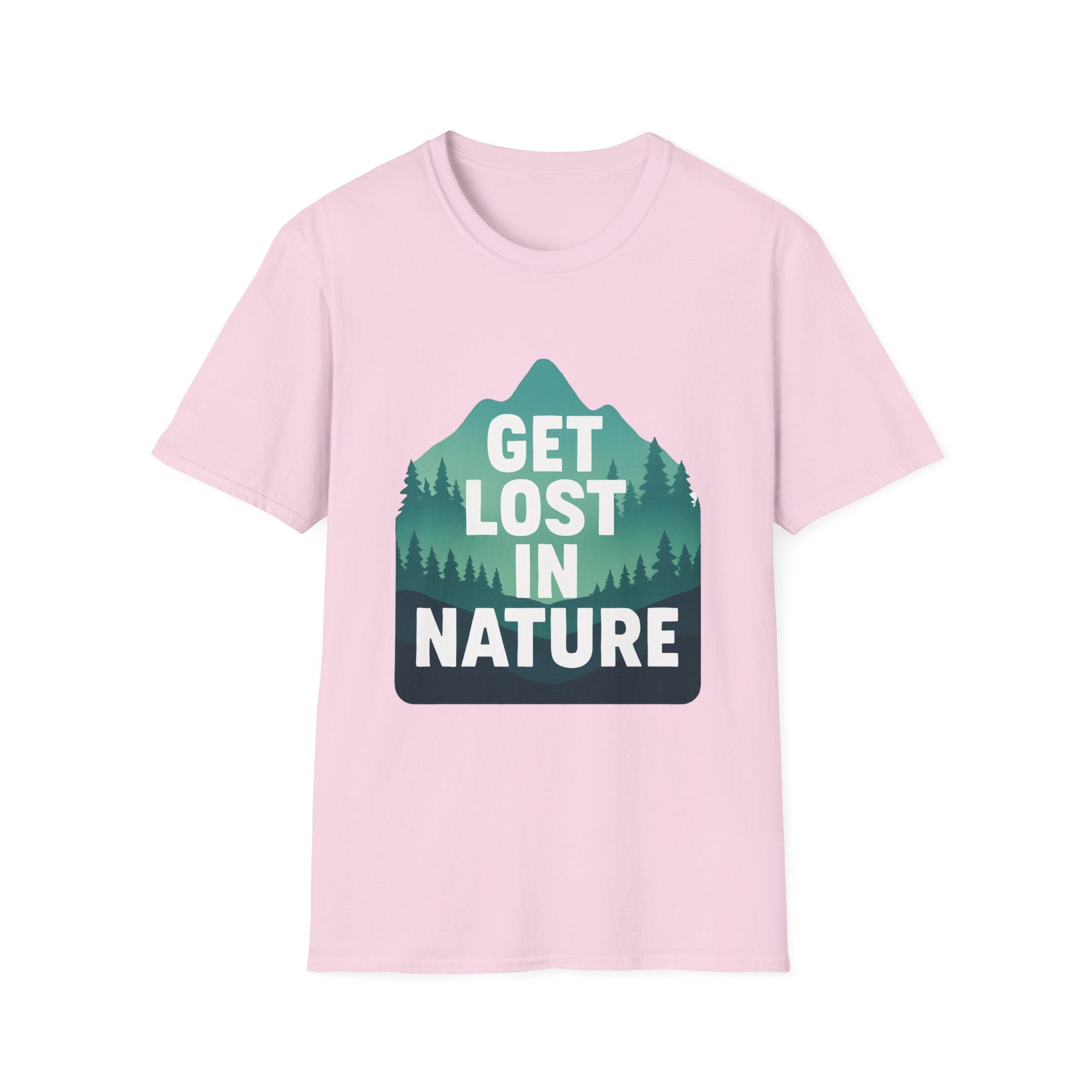 Get Lost in Nature T-Shirt — Outdoor Adventure Graphic Tee