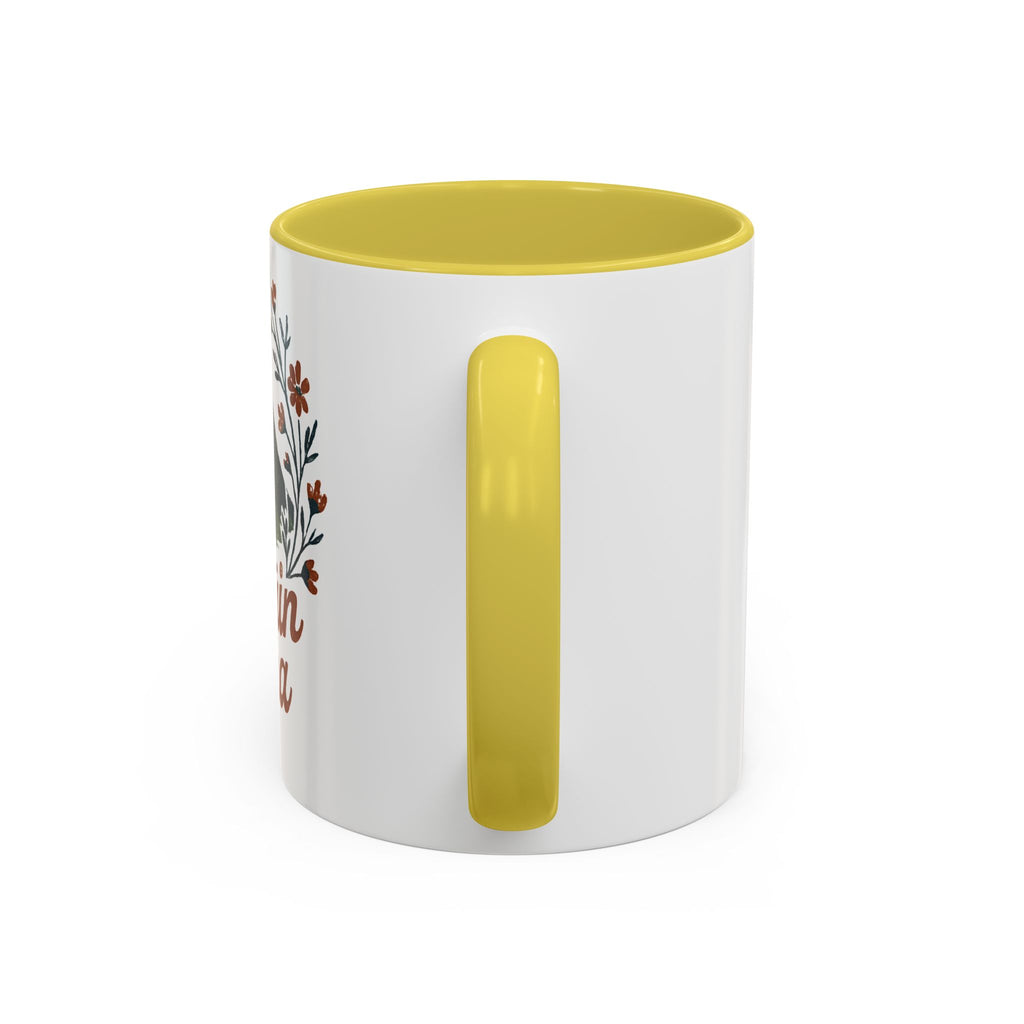 Mountain Mama Coffee Mug — 11oz & 15oz Floral Mountain Ceramic Mug