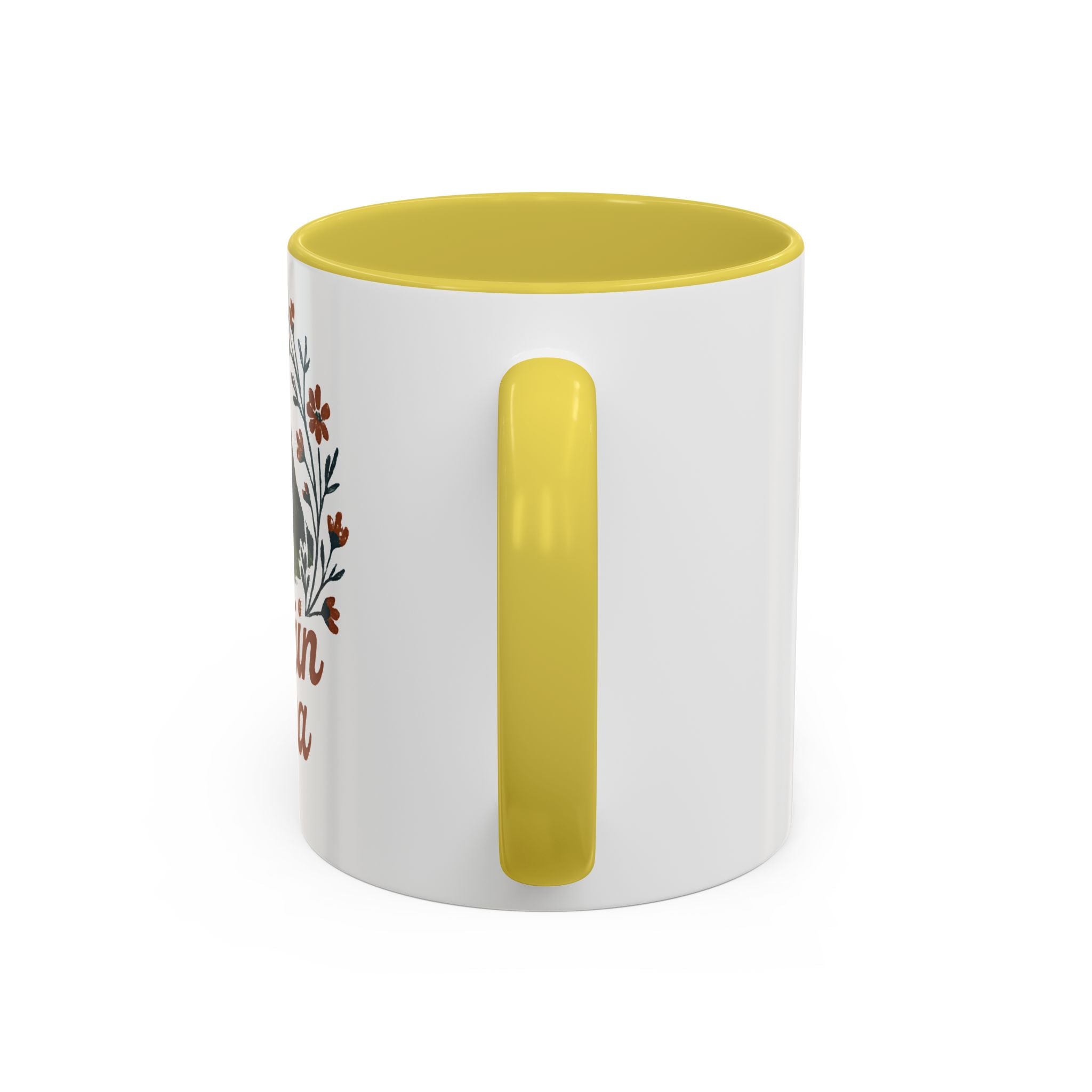 Mountain Mama Coffee Mug — 11oz & 15oz Floral Mountain Ceramic Mug