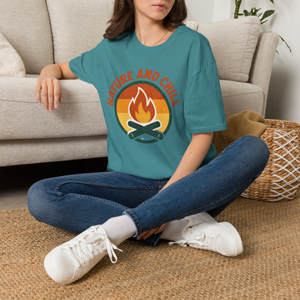 Nature and Chill Campfire T-Shirt
