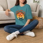 Nature and Chill Campfire T-Shirt