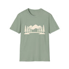 Mountain Pines T-Shirt — Minimal Scenic Forest Graphic