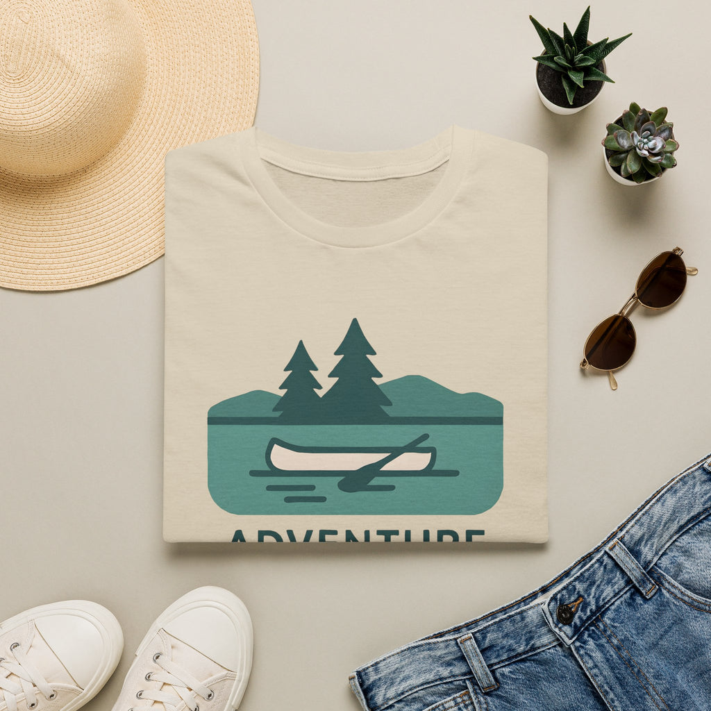 Adventure Awaits Canoe T-Shirt