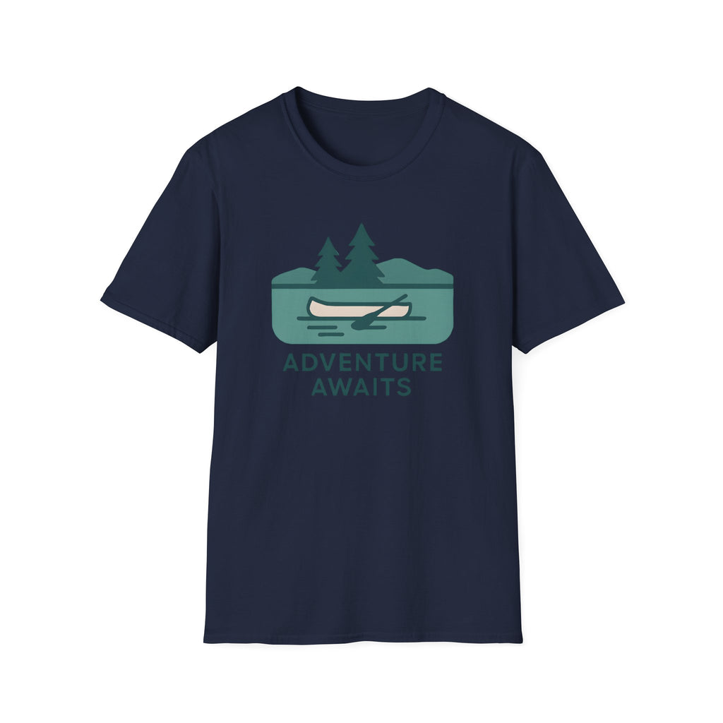 Adventure Awaits Canoe T-Shirt