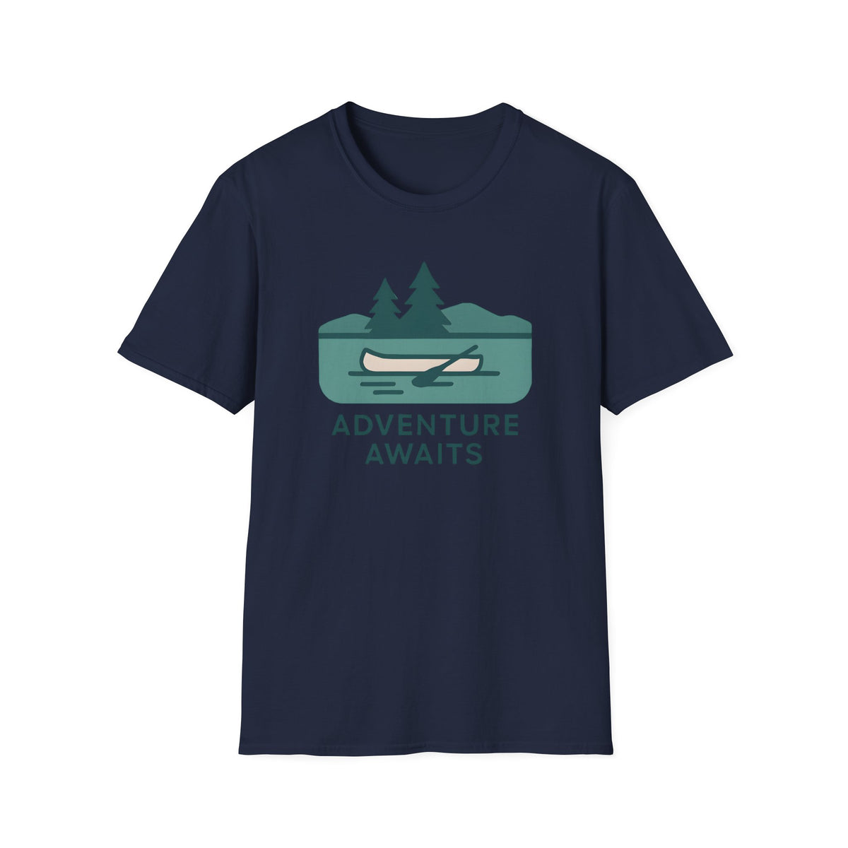 Adventure Awaits Canoe T-Shirt