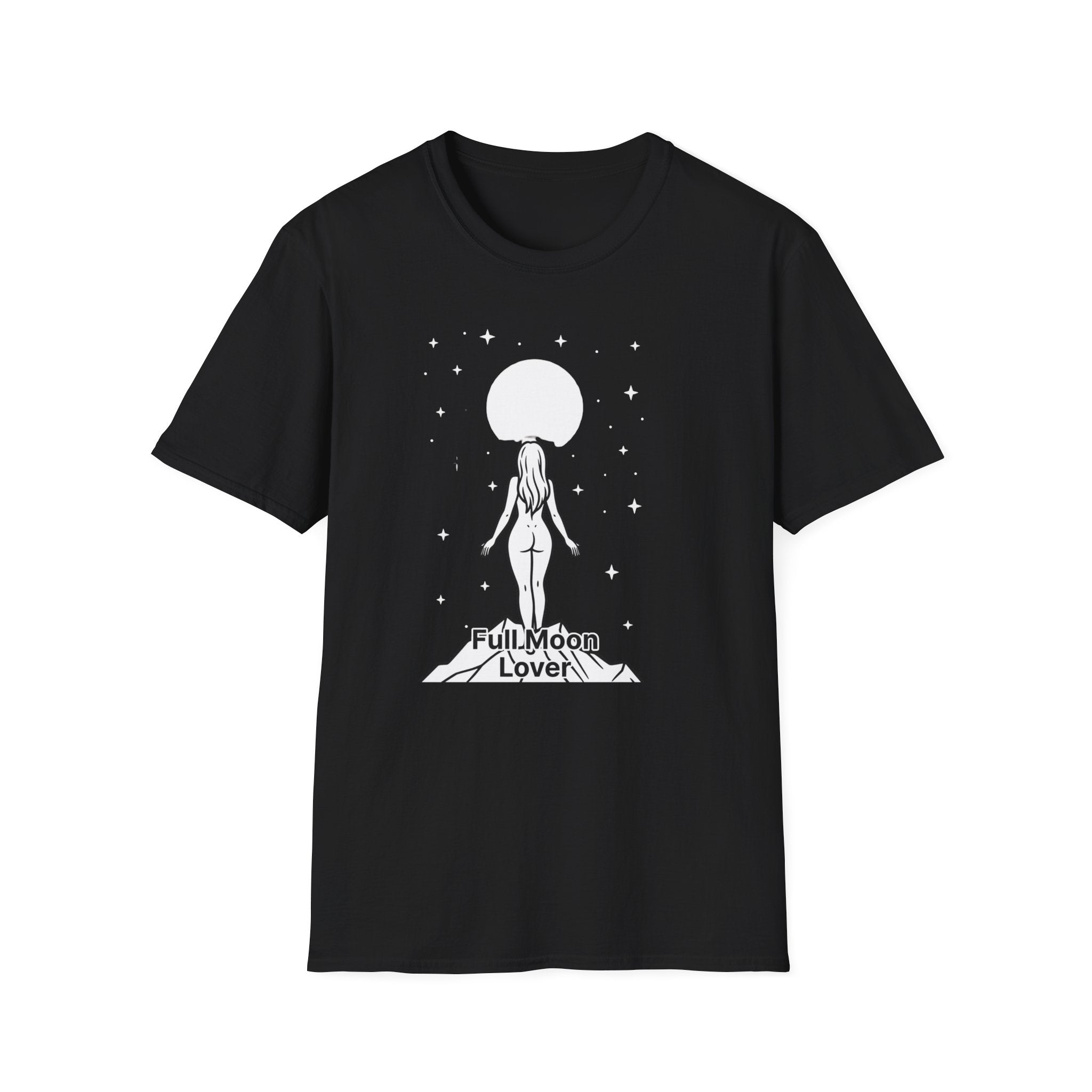 Moon Goddess T-Shirt — Celestial 'Moon Lover' Graphic Tee