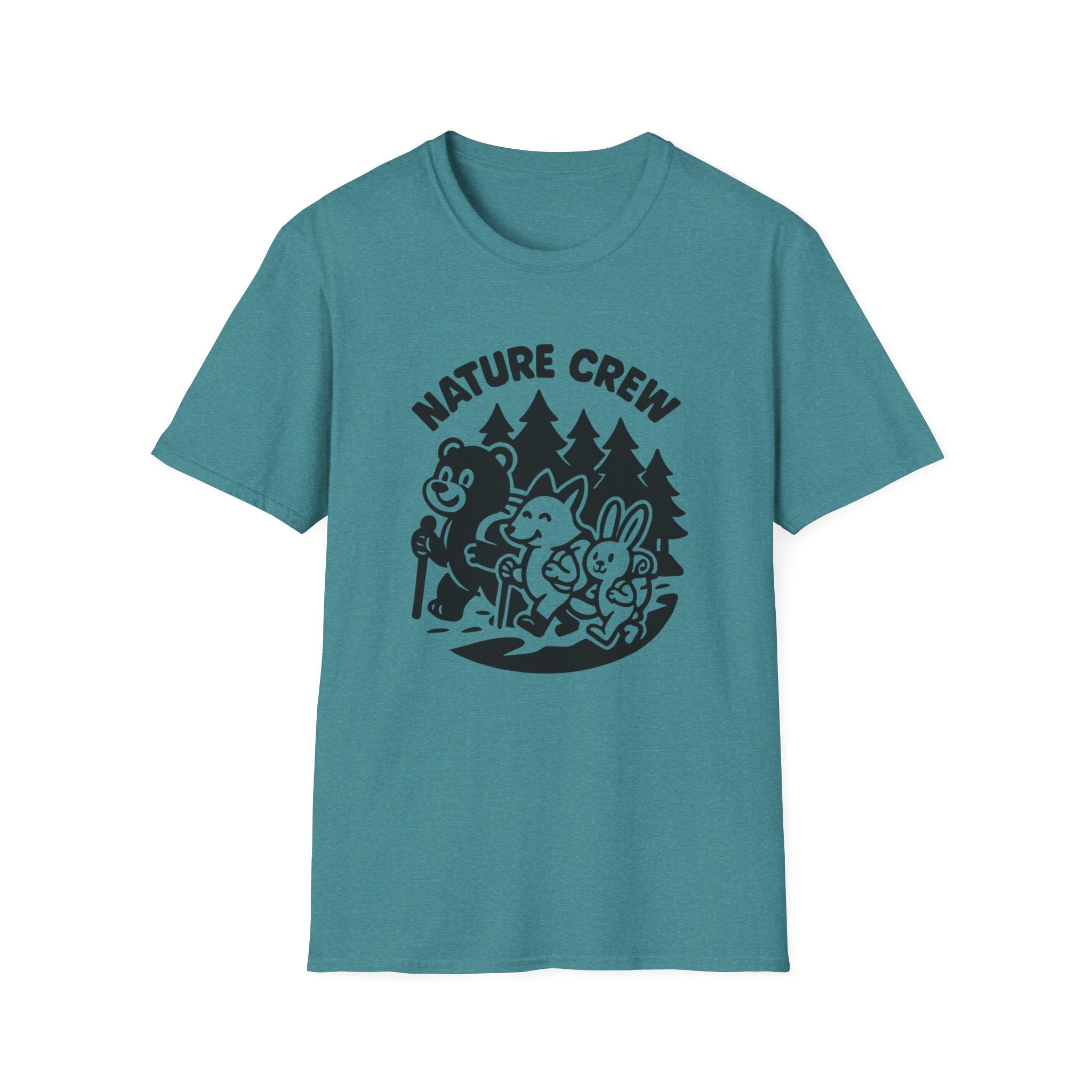 Nature Crew T‑Shirt — Cute Forest Animals Camping Tee