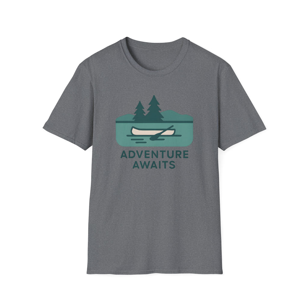 Adventure Awaits Canoe T-Shirt