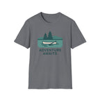 Adventure Awaits Canoe T-Shirt