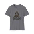 Campfire Graphic T-Shirt — "Home Is Where the Campfire Is" Outdoor Tee