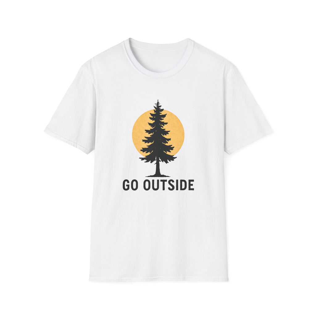 Go Outside Tree T-Shirt — Nature Adventure Graphic Tee