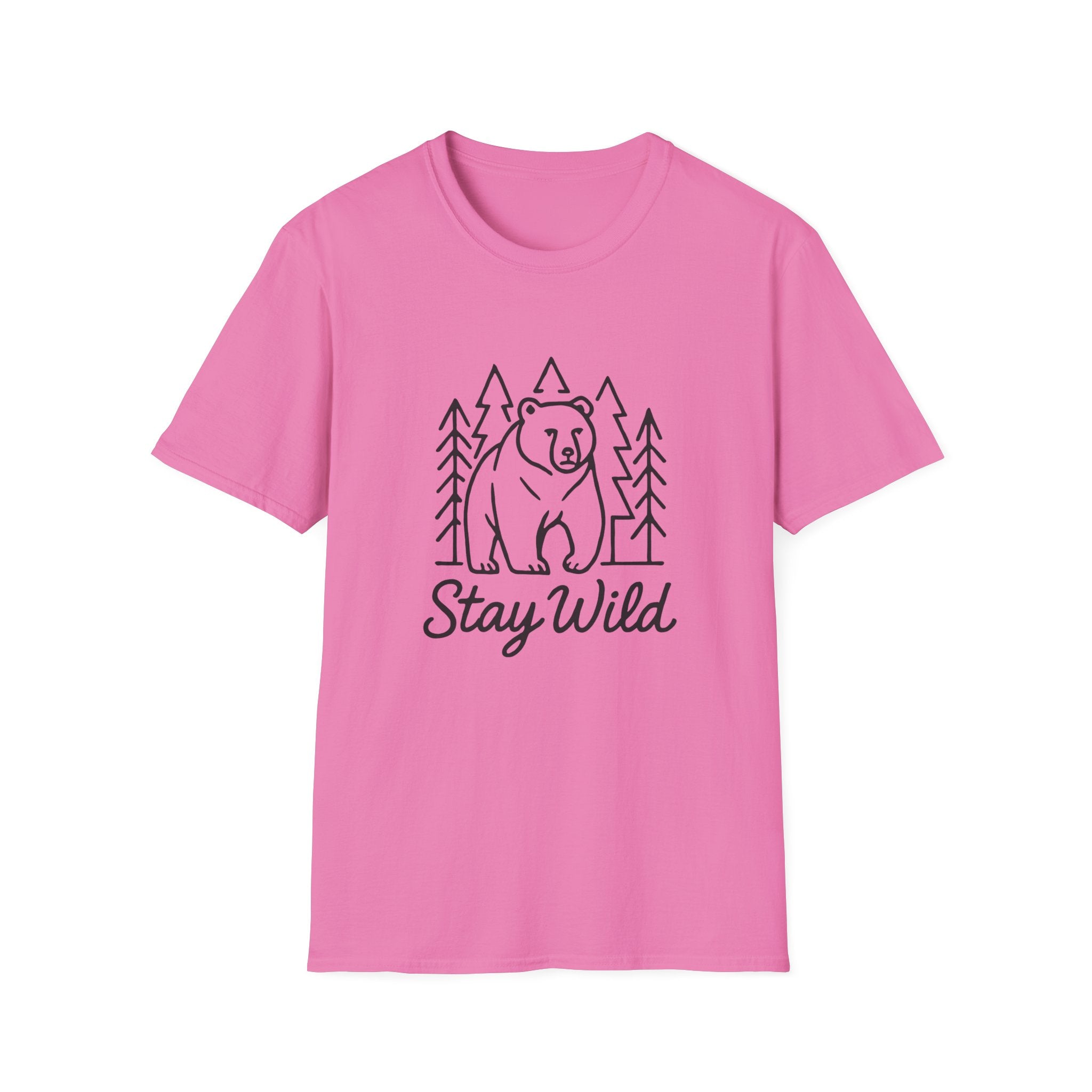 Bear Forest 'Stay Wild' T-Shirt — Adventure Outdoor Nature Tee