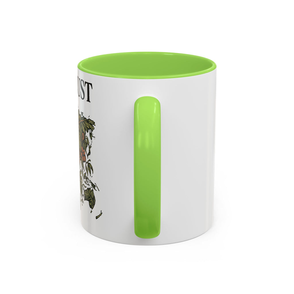 Wanderlust Floral Travel Mug — 11oz/15oz Ceramic Coffee Cup