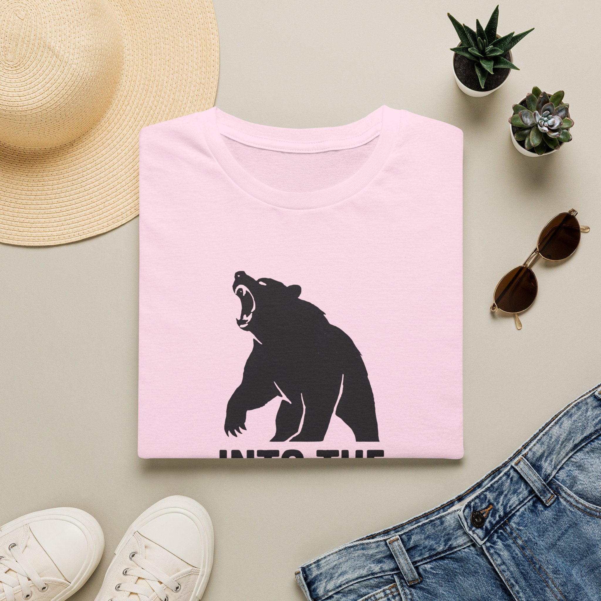 Into The Wild Bear T-Shirt — Outdoor Adventure Graphic Tee